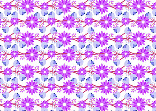 紫色花卉图案纹理背景