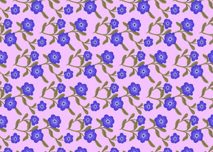 紫色花卉图案背景