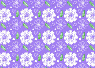 紫色花卉图案背景