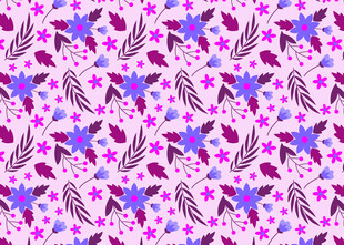 梦幻花卉图案背景