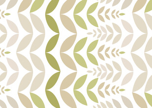 几何叶片图案背景纹理