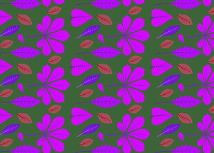 紫色花卉图案背景纹理