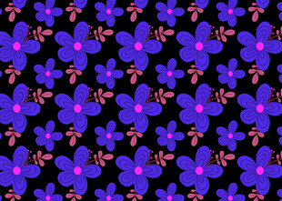 紫色花卉图案背景