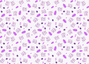 紫色卡通图案无缝背景图