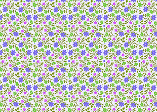 多彩花卉图案背景纹理