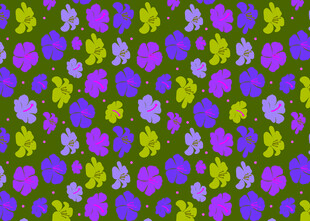 多彩花卉图案背景