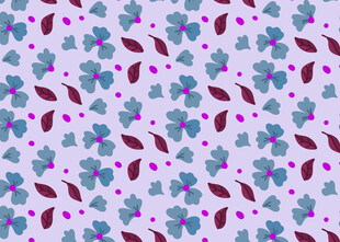 紫色花卉图案纹理背景