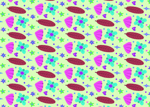 多彩几何图案无缝背景