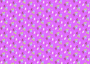 紫色花卉图案背景纹理