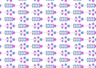 多彩几何图案无缝背景图