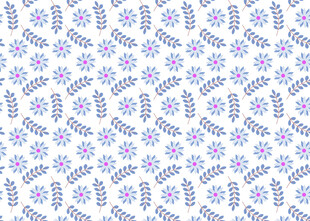 紫色花卉图案无缝背景