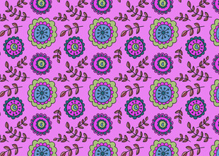 粉色花卉图案精美纹理