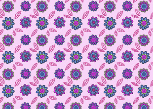 粉色花卉图案背景纹理