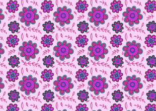 粉色花卉图案背景