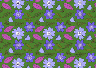 花卉图案背景 
