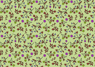 清新碎花绿色背景图案