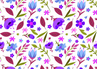 花卉图案背景 