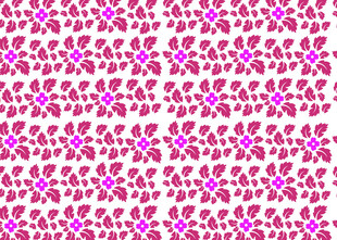 粉色花卉图案无缝背景