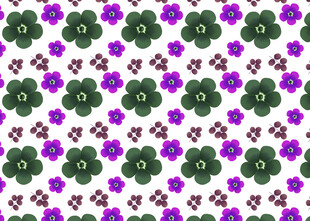 紫色花卉图案背景纹理