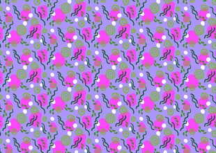 梦幻粉紫花卉图案纹理