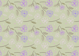 淡紫色花卉图案背景