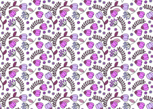 紫色花卉图案纹理背景
