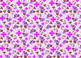 粉色花卉图案纹理背景