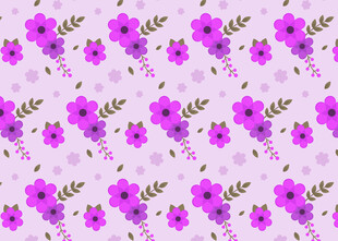 紫色花卉图案背景纹理
