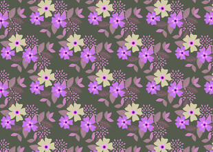紫色花卉图案背景纹理