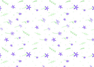 紫色小花无缝图案背景