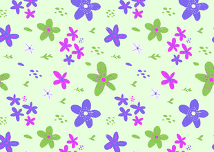 清新花卉图案背景