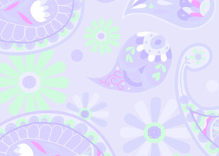 梦幻紫色系抽象花纹图案