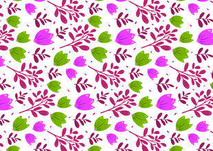 花卉植物图案背景纹理