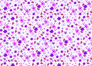 紫色碎花图案背景