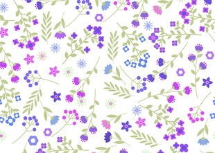 清新碎花图案背景设计