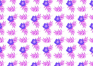 紫色花卉图案背景纹理