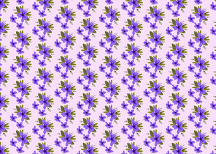 紫色花卉图案背景纹理