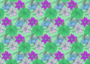 花卉图案背景图