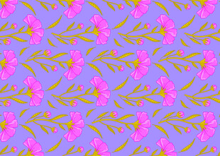 粉色花卉图案背景纹理