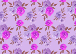 紫色花卉图案背景纹理