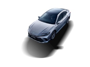 流线型时尚轿车展示