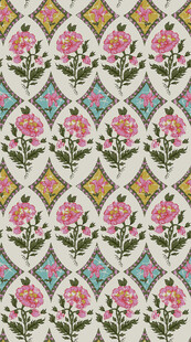 复古花卉几何图案纹理