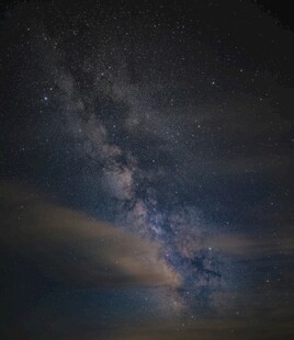 璀璨星空下的梦幻银河