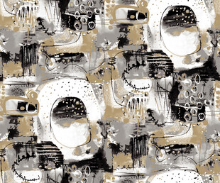 复古风格静物图案设计