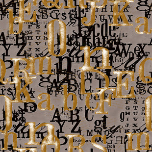 金色字母图案背景纹理