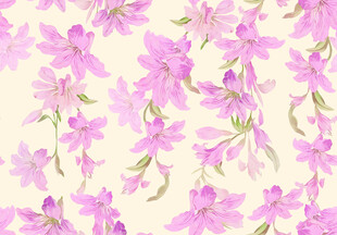 淡紫色花卉图案背景