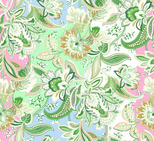 清新花卉图案背景