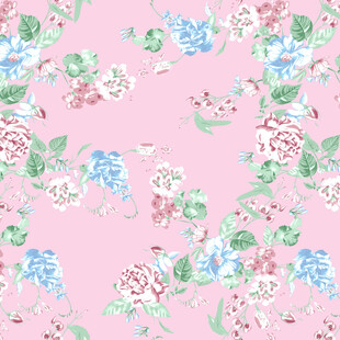 粉色花卉图案背景