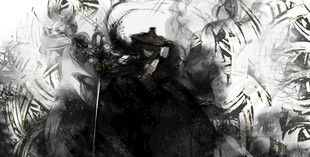 神秘暗黑系人物形象