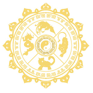 藏传佛教吉祥八宝图案